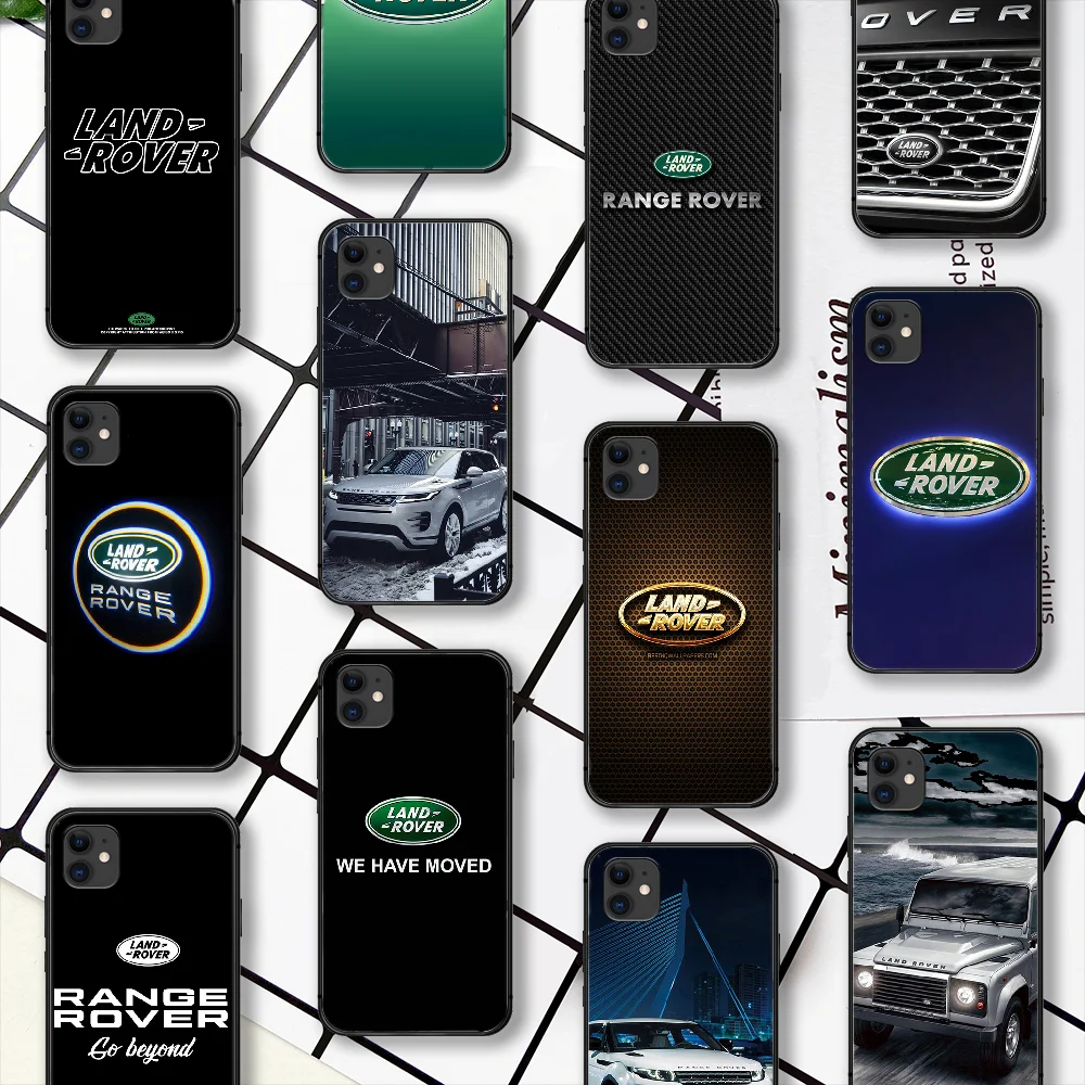 

LAND ROVER Phone Case For IPhone 4 4s 5 5S SE 5C 6 6S 7 8 Plus X XS XR 11 12 Mini Pro Max 2020 black Etui Silicone Back Painting