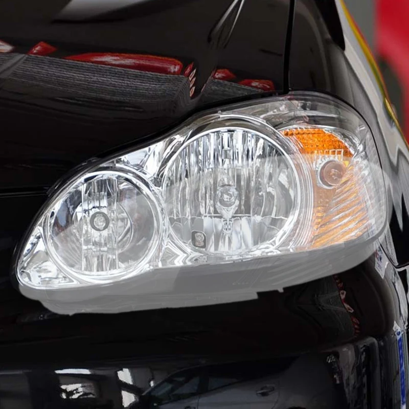 

for Toyota Corolla EX 2003-2009 Pair Car Headlight Cover Transparent Lampshade Shell (Left + Right)