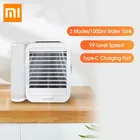 Xiaomi Microhoo Mini 3 в 1 кондиционер водяного охлаждения сенсорный экран с сенсорным экраном сроки арктических охладитель воздуха увлажнитель безлопастной вентилятор