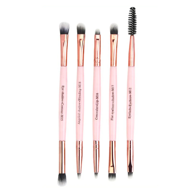 

5pcs/set Makeup Brushes BB Cream Foundation Brush Cosmetic Loose Powder Eye Shadow Brushes Kit Professional Home Make Up Tools