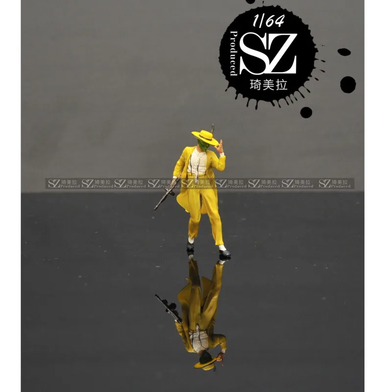 

Модель куклы из смолы, литой под давлением, модель замаскированного автомобиля, модель куклы, украшение, композиция для сцены, коллекционны...