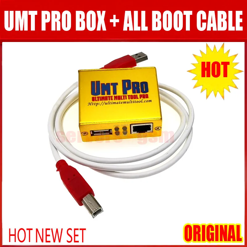 2020 новейшая 100% оригинальная коробка UMT Pro/UMT + Avb 2 в 1 с USB кабелем все кабели