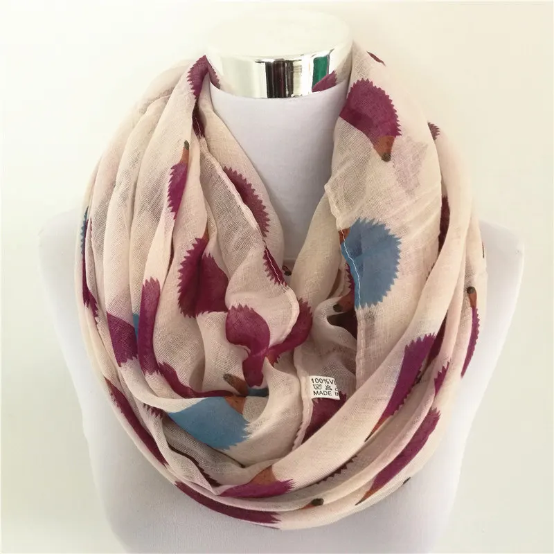 

Новинка, Модный женский шарф-хиджаб с кольцом, замшевый шарф для мусульманских женщин