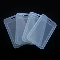 waterproof transparent card holder bag unisex pvc card cover case to protect credit card bank id student bus card sleeve