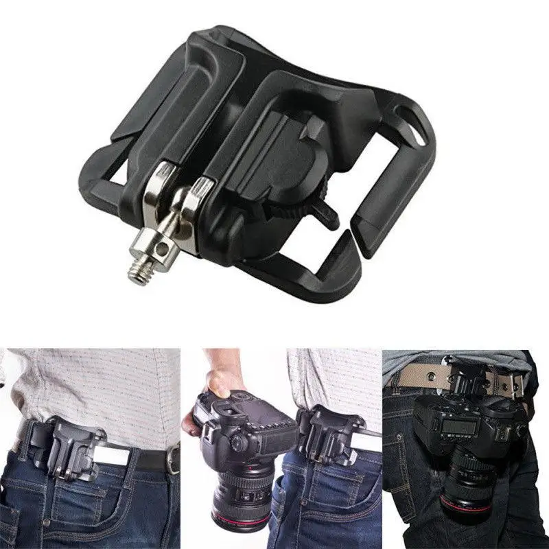 

Camera Strap Button Mounting Clip Waist Belt Clip Camera Carry Holder for DSLR Camera Sony Canon Nikon Camera Accessories