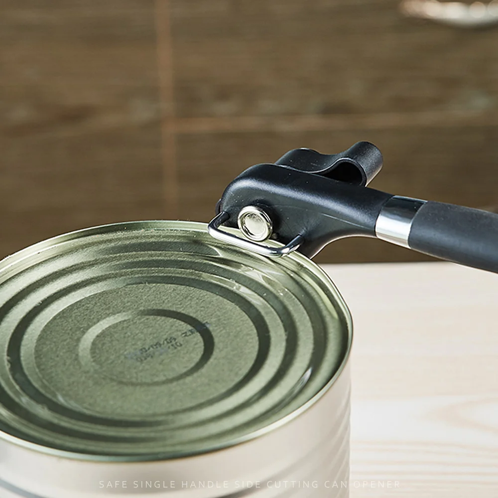 

XYj 1Pcs Manual Stainless Steel Can Opener Professional Effortless Safe Jar Bottle Opening Tool Practical Household Accessories