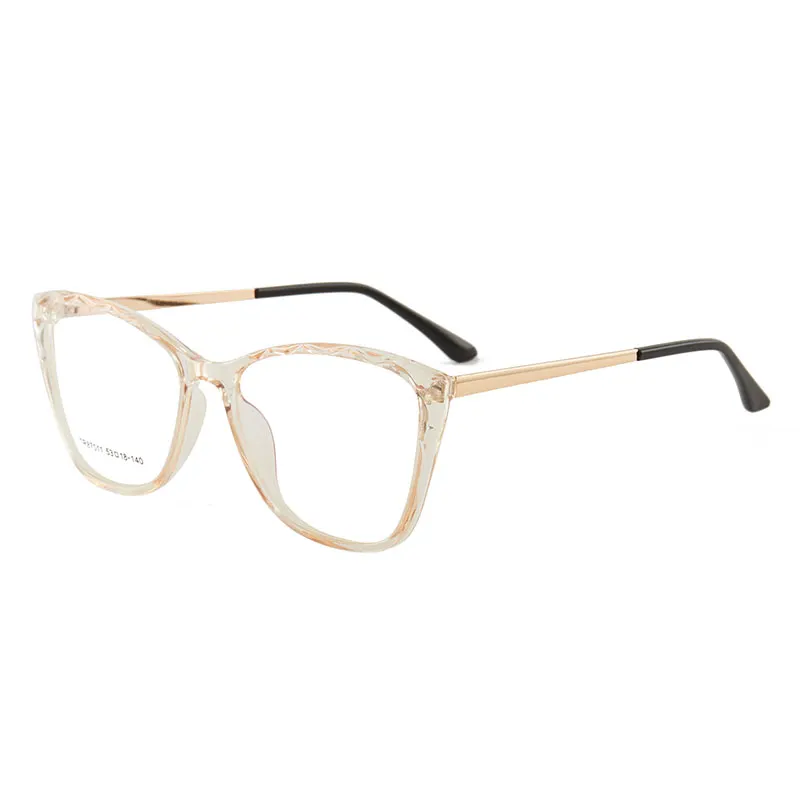 

New Arrival Plastic Frame Glasses for Women Anti-Blue Ray Full Rim Spectacles Cat-Eyes Hot Selling Optical Eyewear