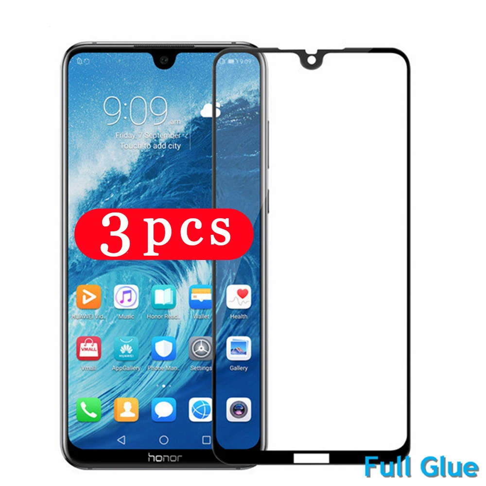 Стекло с полным покрытием для huawei honor 8X max 8A pro 8 lite 8s 8c защитная пленка экрана