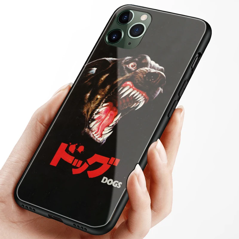 Чехол-накладка для iPhone 6 6S 7 8 Plus X XR XS 11 Pro Max силикон с постером японской собаки из