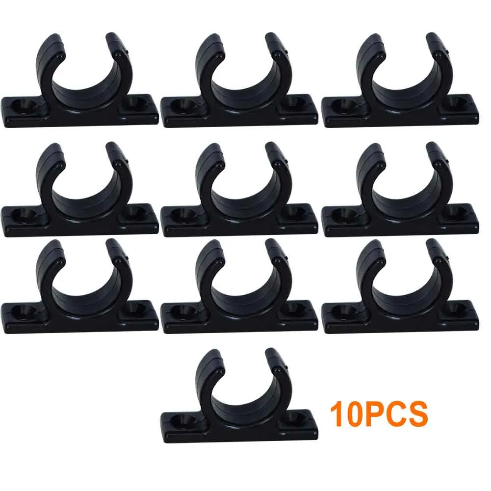 

Nylon Canoe Double Holes Paddle Holder Fixing Pipe Water Sports Poles Marine Accessories For Kayak Mounting Clamp Boat Hook Clip