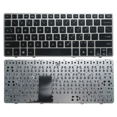 SSEA новая клавиатура для ноутбука с серебряной рамкой для hp Elitebook 2560 2560P 2570 2570P
