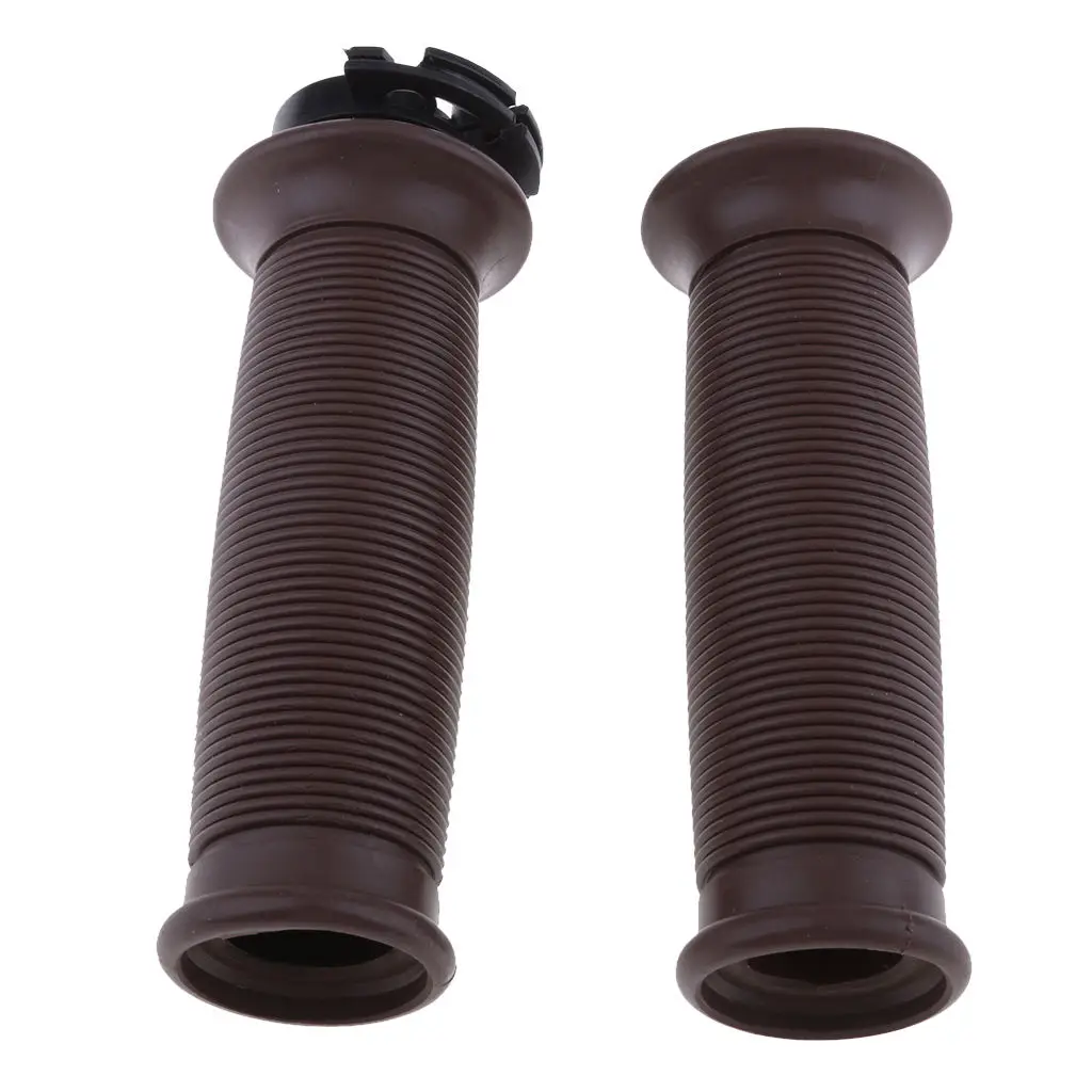 

2pcs 7/8 inch Universal Motorcycle Rubber Hand Bar Grips Bar End Anti-slip for
