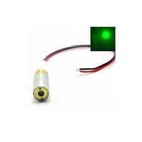 industrial brass 532nm 10mw green laser diode dot module dc 5v