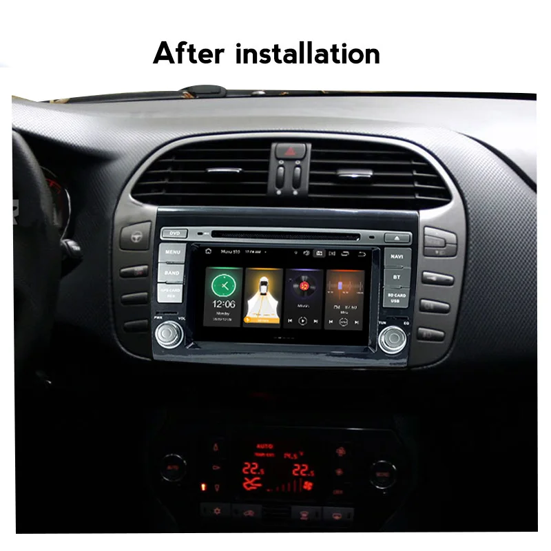 Автомобильный мультимедийный плеер IPS DSP 4 Гб 2 Din Android 11 для Fiat/Bravo 2007 2008 2009 2010 2011 2012