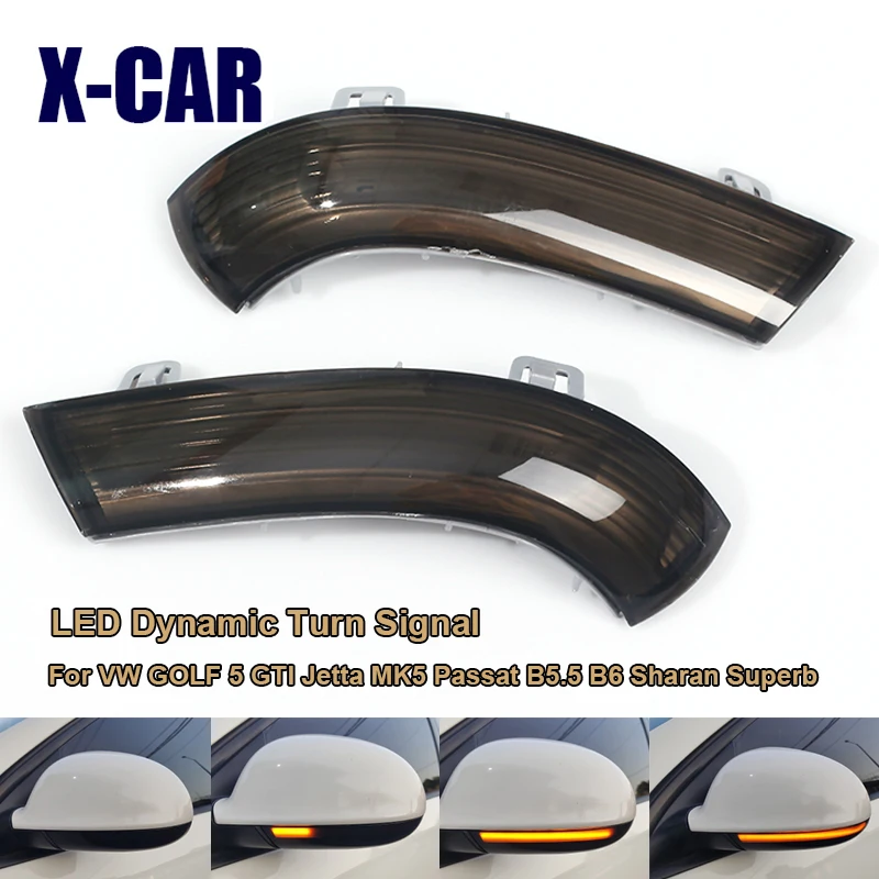 Ошибок 2 шт. светодиодный динамический сигнал Сигнал поворота зеркала светильник