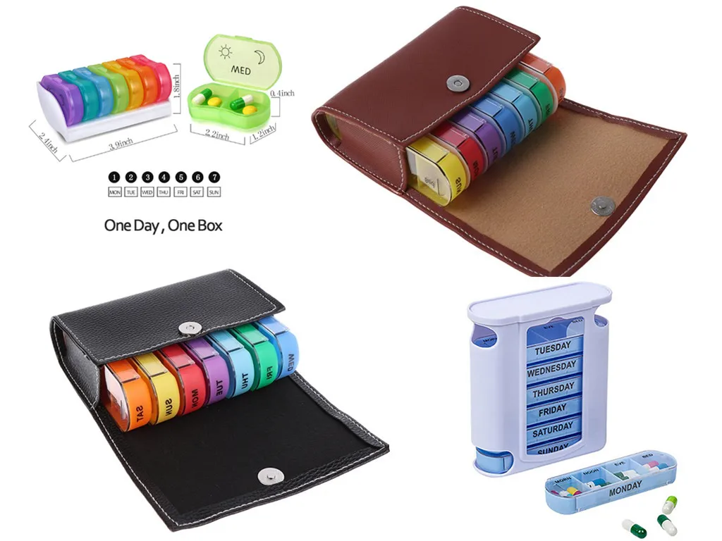 28 ячеек для таблеток 7 дней на неделю контейнер хранения лекарств органайзер