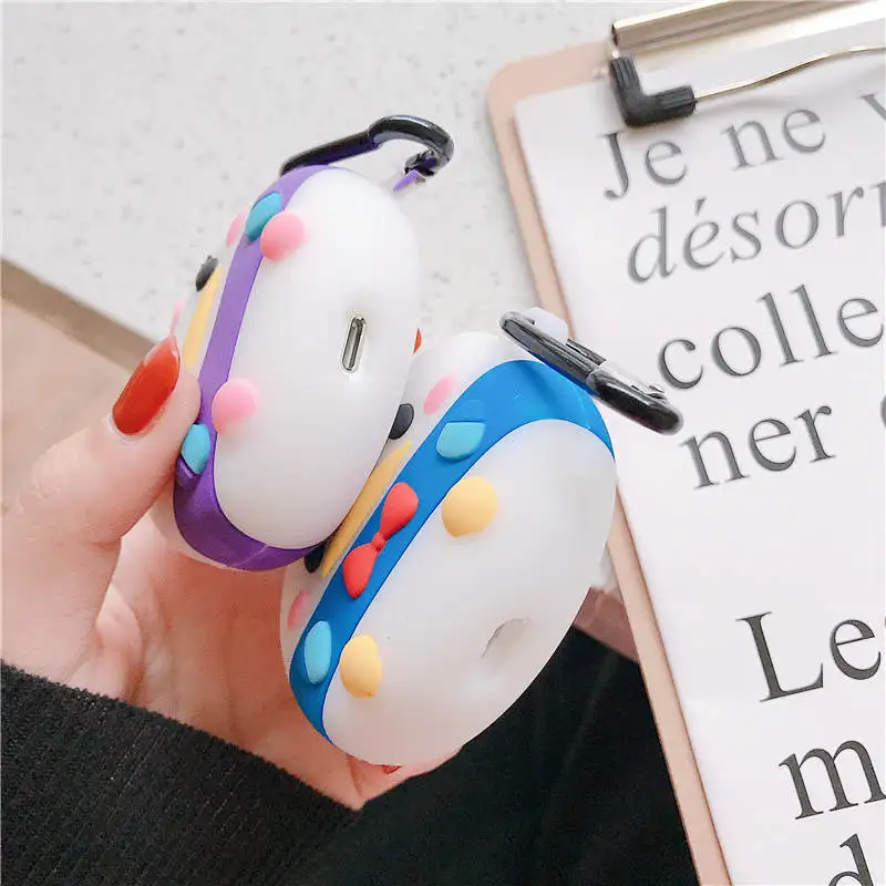 Для AirPods 1 чехол 3D милый мультяшный Дейзи Дональд поросенок Микки Минни беспроводной Чехол для наушников для Apple Airpods 2 Earpods оболочка