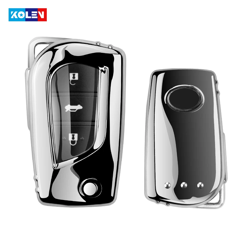 Мягкий ТПУ чехол с полным покрытием для автомобильного ключа дистанционного