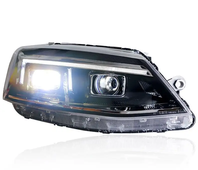 Автомобильные ходовые части Neblineros Para автомобильные Drl светодиодные фары автомобильные фары в сборе 12 13 14 15 16 17 для Volkswagen Sagitar