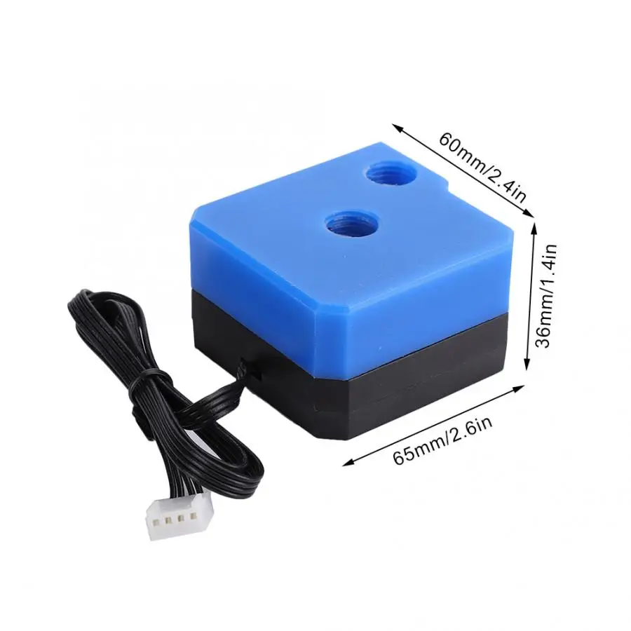 Циркуляционный насос с водяным охлаждением компьютерное охлаждение синее