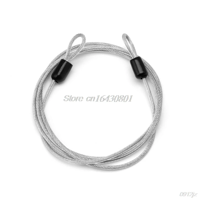 100 см x 2 мм Велосипедный спорт безопасности петля кабельный замок для