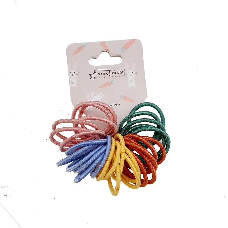 

20/30Pcs/bag Girls Scrunchies Elastic Bands Ponytail Holder Hair Accessories for Women Tie Hair Ring Rope Headwear Rubber Band