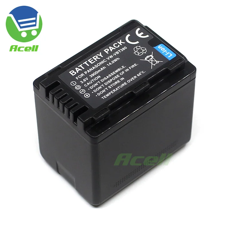 VW VBT380 аккумулятор для Panasonic VQT380 V800 V760 WX970 WXF995 VXF990 VXF995 VXF11 VX985 VX980 VX870 W850 Camcorder|Цифровые