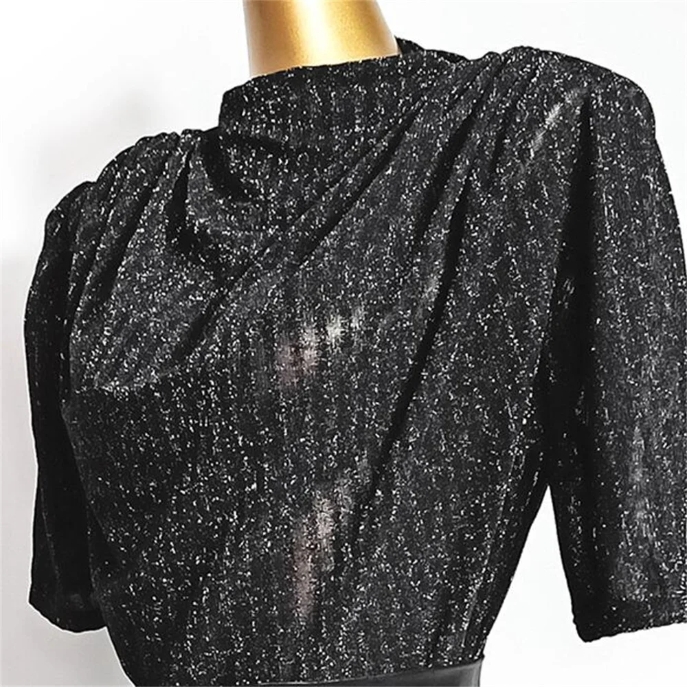 

Black Split Latin Dance Practice Clothes High-neck Women Rumba Salsa Samba Cha Cha Dance Dress