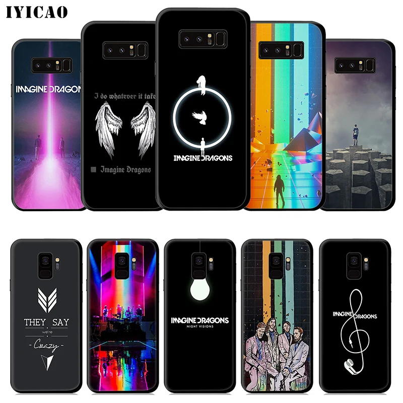 IYICAO нарисованные драконы мягкий чехол для samsung Galaxy S10e S10 S9 S8 Plus S6 S7 Edge Note 10 9 8 TPU |