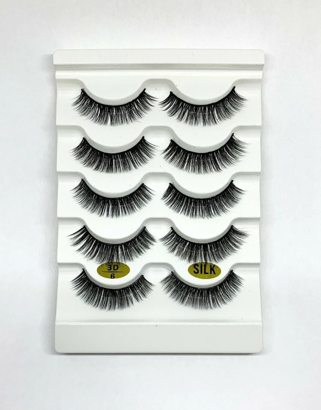 

New Makeup Sets Encrypted eyelashes 5 Pairs 6D Faux Mink Hair False Eyelashes Natural Long Wispies Lashes Handmade Cruelty-free