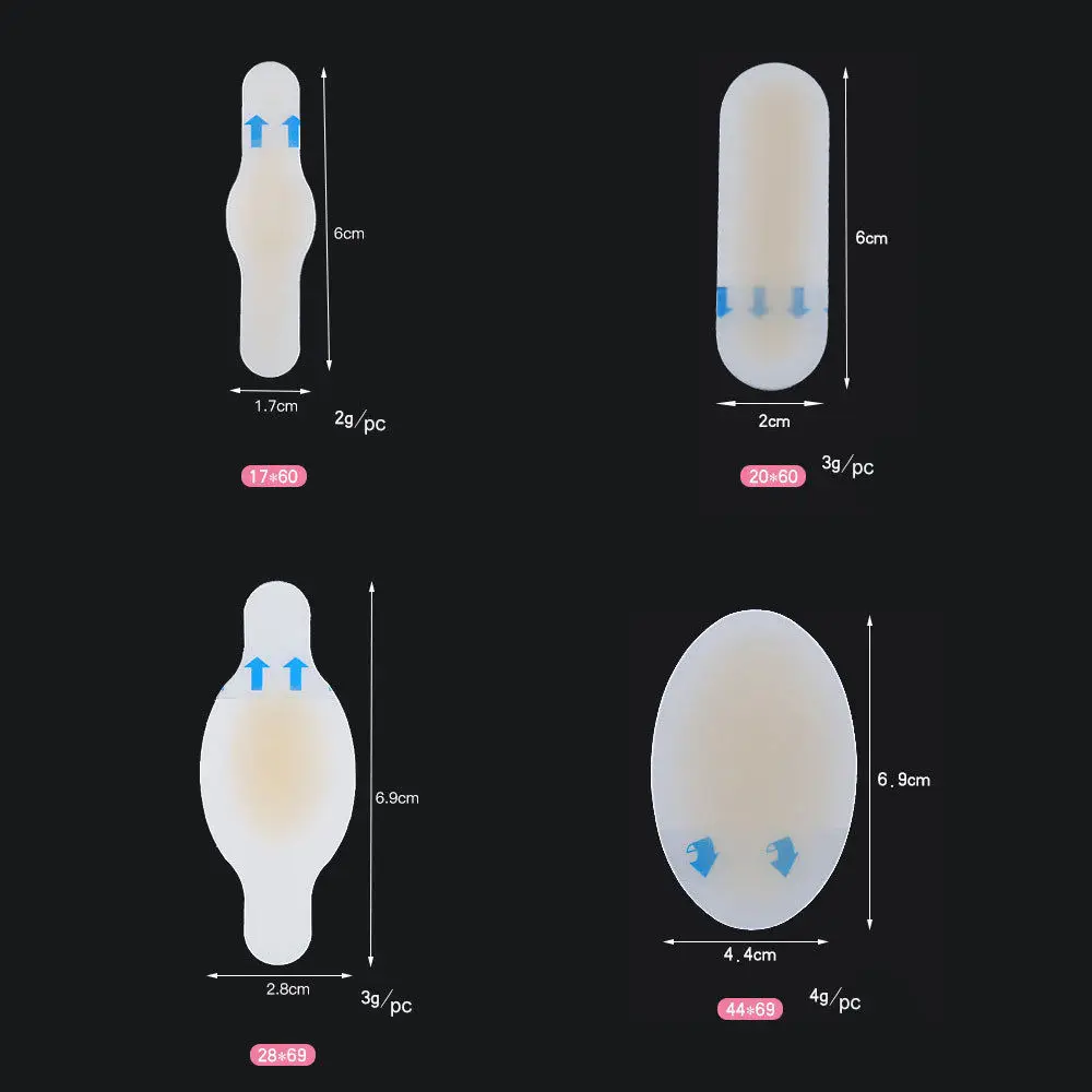 10 шт носить наклейка пятки блистер Пастер колодки клейкая повязка с гелем