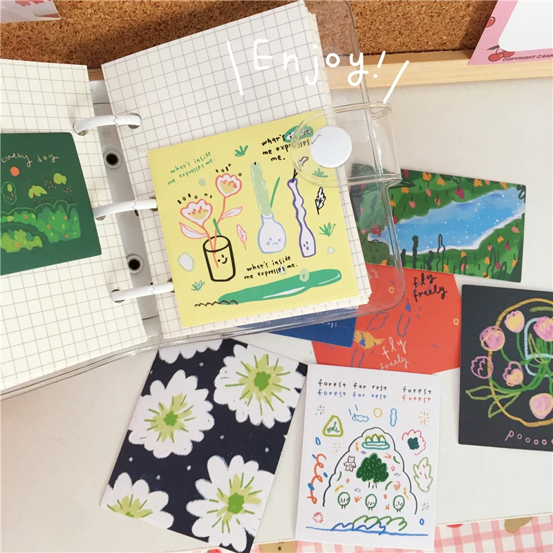 

18 Sheets Ins Flower Plant Stickers Kawaii Decoration Stickers DIY Label For Scrapbooking Art Craft Album Journal Stationery