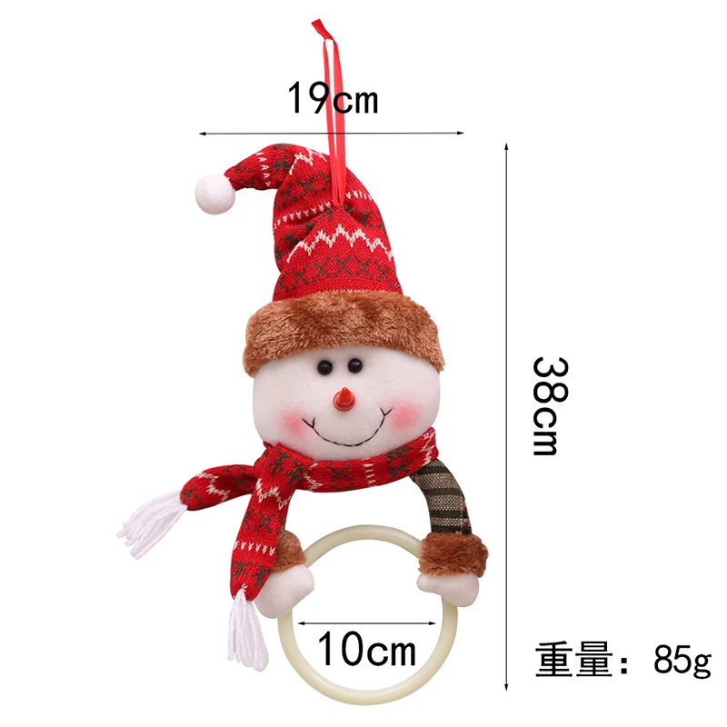

Santa Moose Bathroom Towel Rack Hanging Holder Ring Holder Christmas Tree Pendants Christmas Decorations For Home And Kitchen