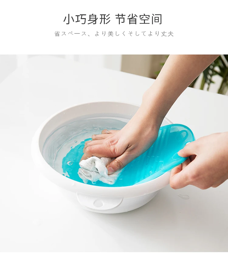 Мини PP стиральная машина портативный гармошку ручной основательных стирок