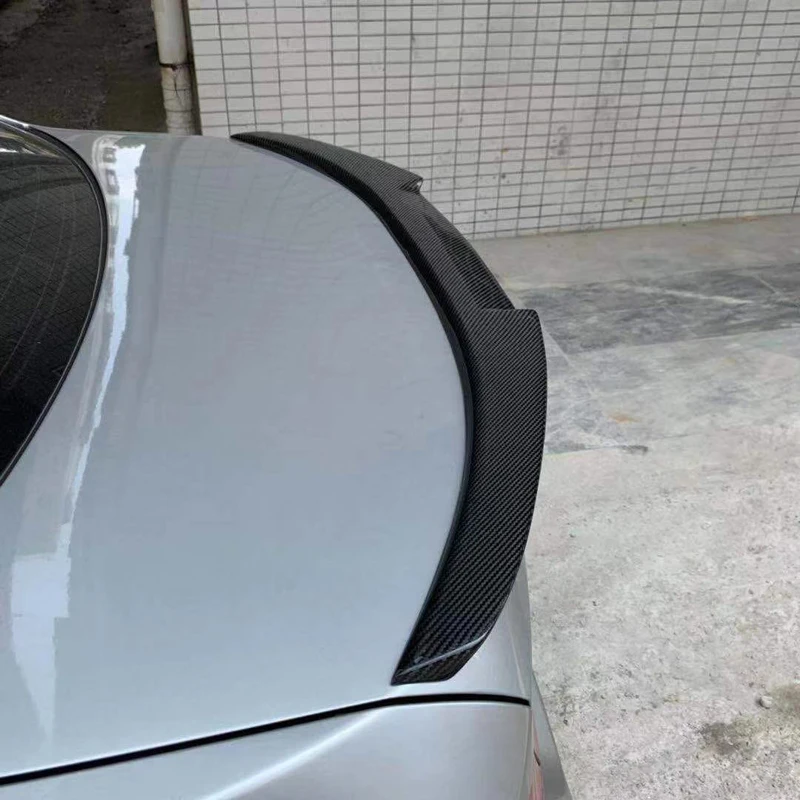 Стильный спойлер M4 для заднего багажника из углеродного волокна подходит BMW E90 318i