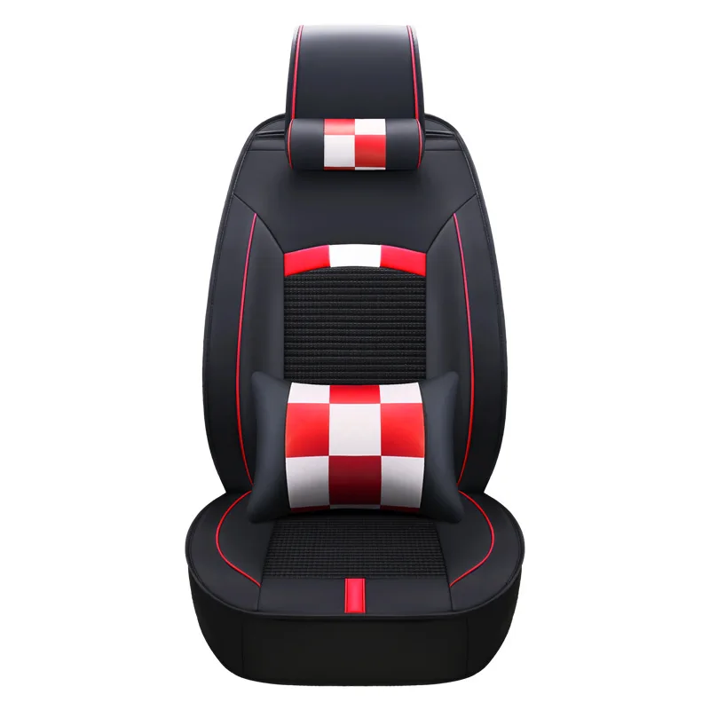

The New Car Seat Three-dimensional Breathable Bee Mesh Ice Silk Leather Four Seasons Universal Full Surround Car Cushion