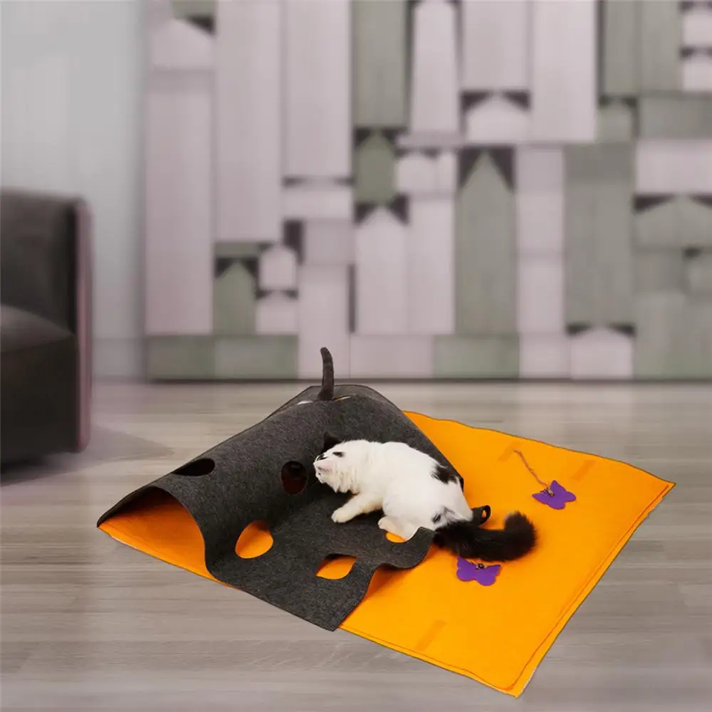 Игровое одеяло для кошек многофункциональное самодельное устройство скрытия и