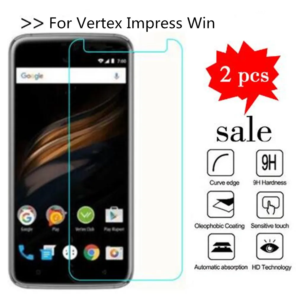 Закаленное стекло для Vertex Impress Win защита экрана премиум класса Защитная пленка