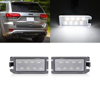 2x white canbus smd led license plate lights lamp for jeep grand cherokee 14 20 compass patriot 14 17 for dodge viper 13 17