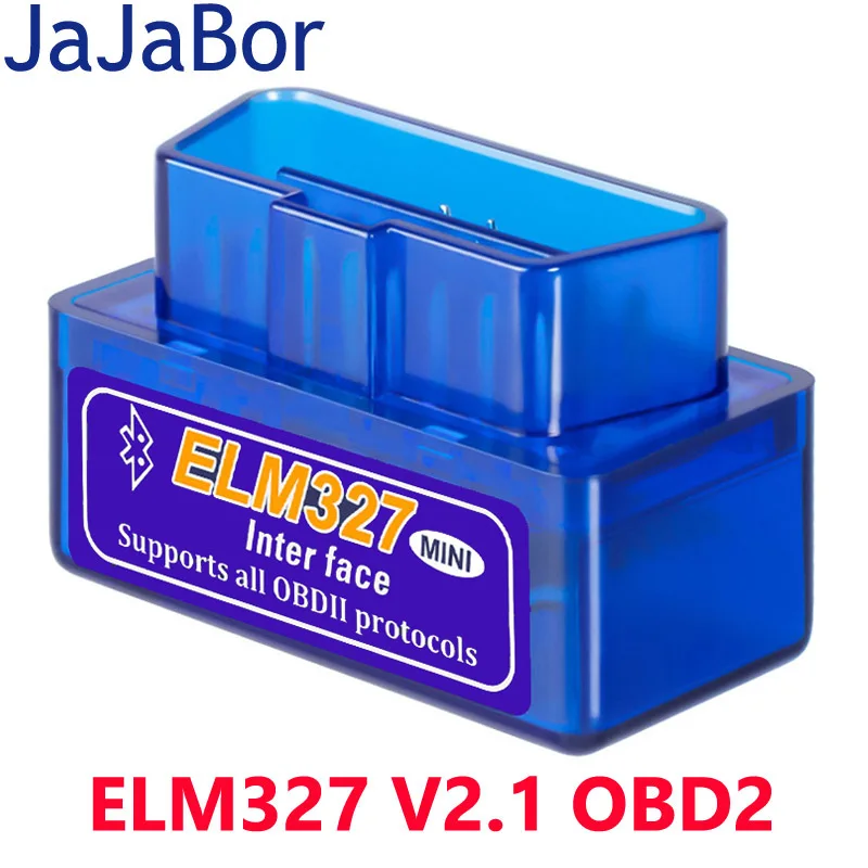 

JaJaBor ELM327 ELM 327 Bluetooth-совместимый V2.1 OBD2 OBDII диагностический инструмент для Android Windows диагностический инструмент для сканирования автомобильный...