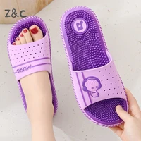 foot massage slippers womens home indoor soft bathroom bath anti slip shoes pedicure sandals mens summer cartoon fashion 2022