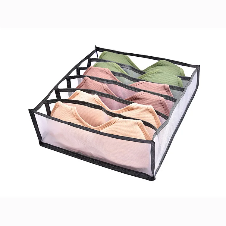 6/7/11 коробка для хранения носков бюстгальтеров и трусиков ящик с отсеком детский