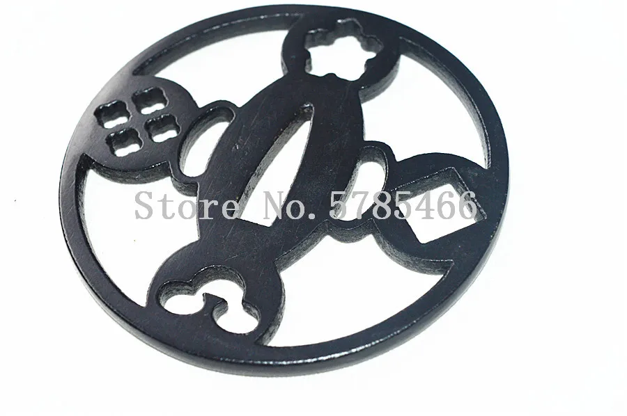 Чудесный стальной Железный защитник Tsuba для японского самурайского Катана Меч