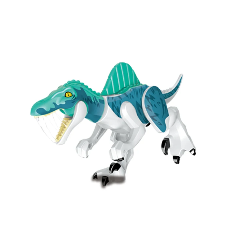 Парк Динозавров Юрского периода стегозавр Tanystropheus Spinosaurus Indominus Rex строительные