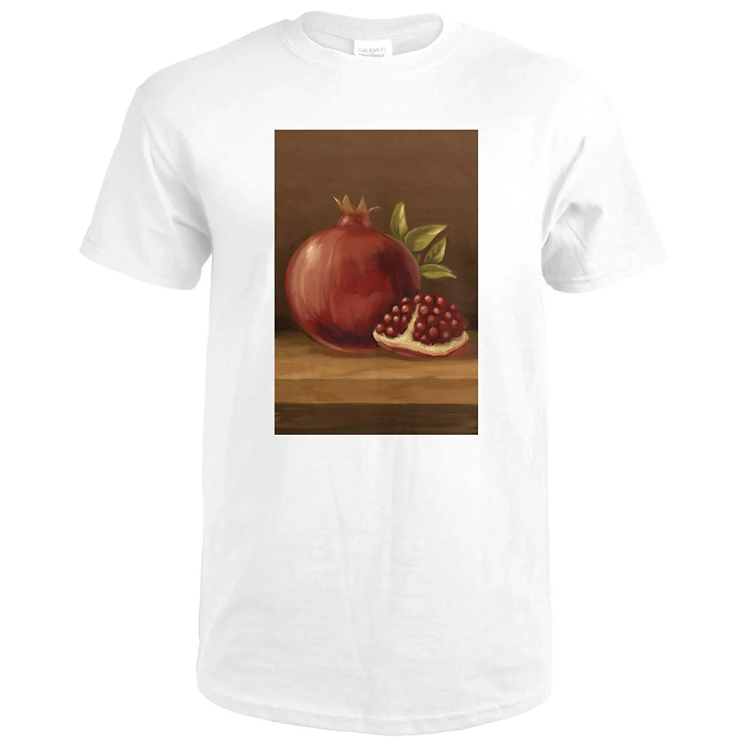 Гранат-картина маслом 75947 (премиум белая футболка XX-Large) |