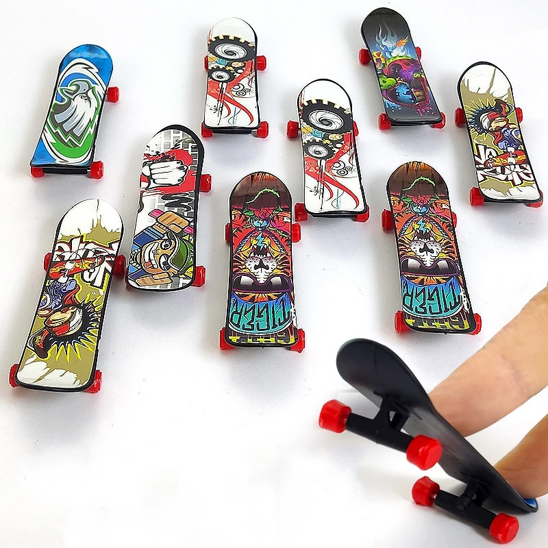 

5PCS Finger Board Tech Truck Mini Skateboards Alloy Stent Party Favors Gift Decompression Gag Toy Gift For Kid New Dropshipping