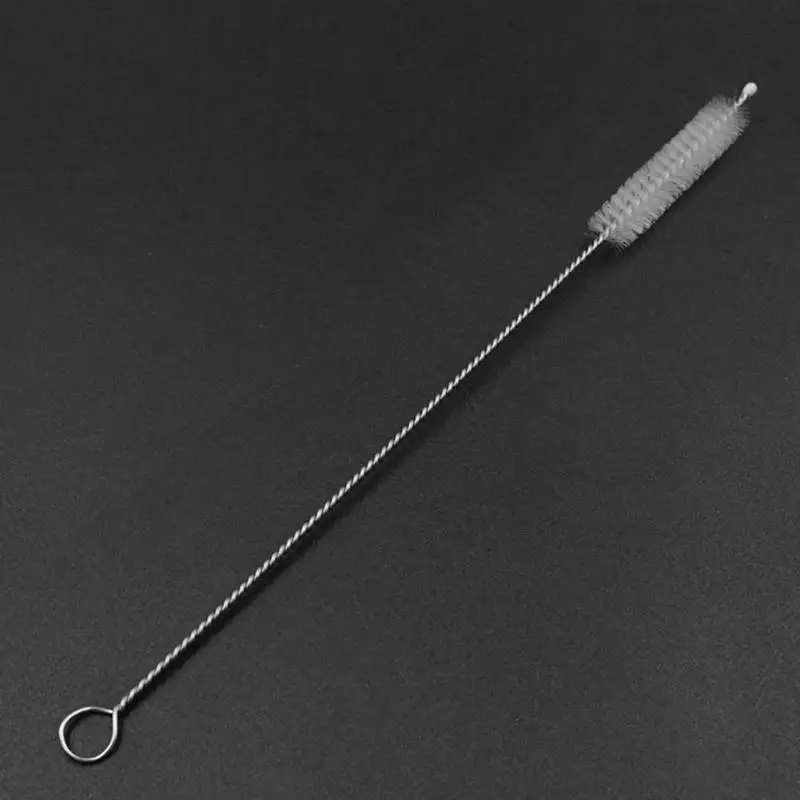 Reusable Straw Cleaning Brushes Stainless Steel Straw Cleaning Brush Bar Home Drinking Pipe Straws Washer Kitchen Accessories
