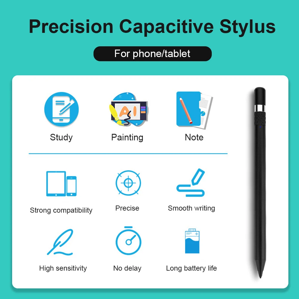 Стилус Active Pen емкостный сенсорный экран для Dell Venue 8 11 10 Pro 5130 5000 5055 3830 3840 5830 3845 чехол