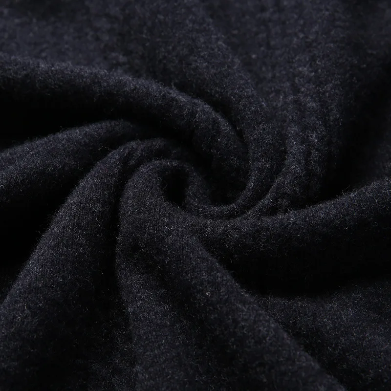 Новое поступление модный 100% чистый шерстяной мужской толстый свитер с высоким