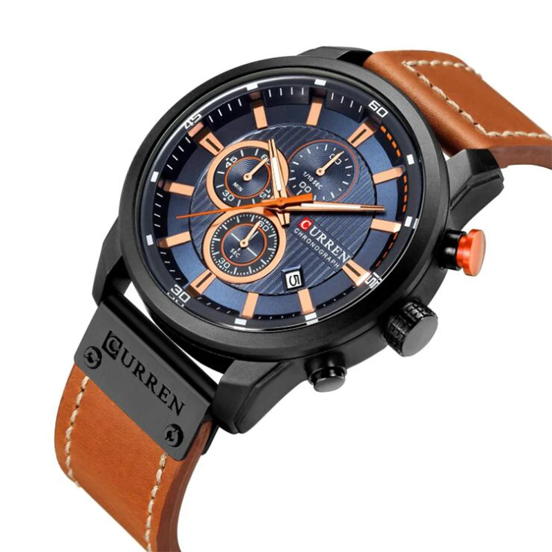 

Men's Watches Luxury Brand Men Analog Digital Leather Sports Army Military Watch Man Quartz Clock Relogio Masculino